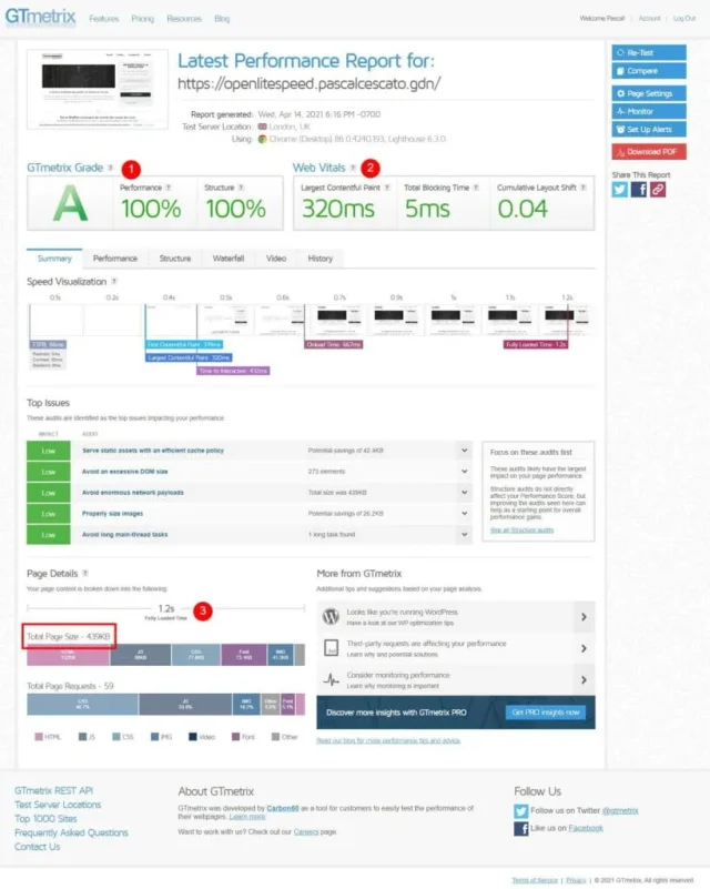 Performances Tout sur WordPress avec OpenLiteSpeed