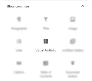 Bloc Gutenberg