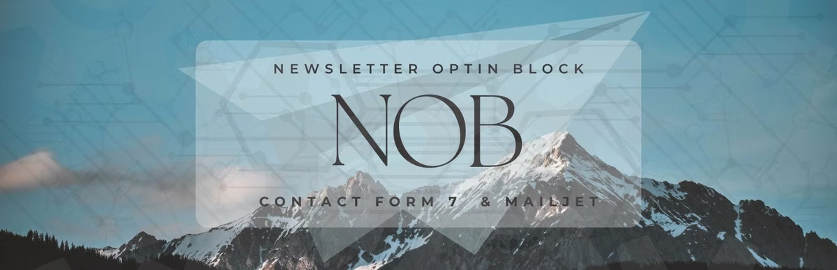 Newsletter Optin Block - pour optimiser l'inscription depuis vos posts