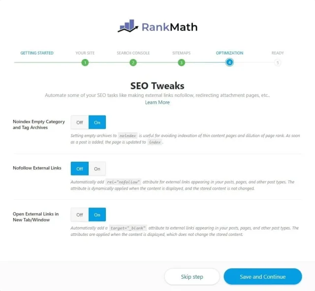 Rank Math - Optimisation