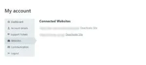 Sites activés - Rank Math
