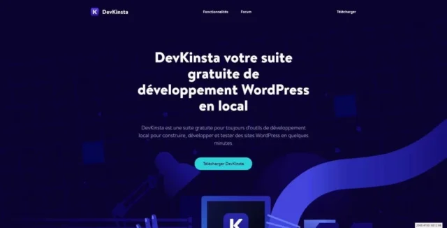 DevKinsta - développement WordPress en local