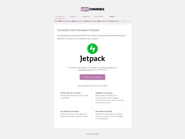 Connexion à Jetpack
