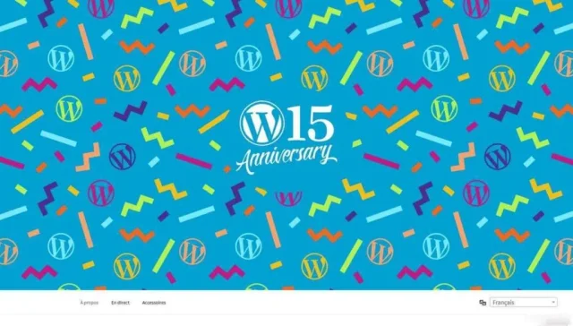 15ième anniversaire de WordPress
