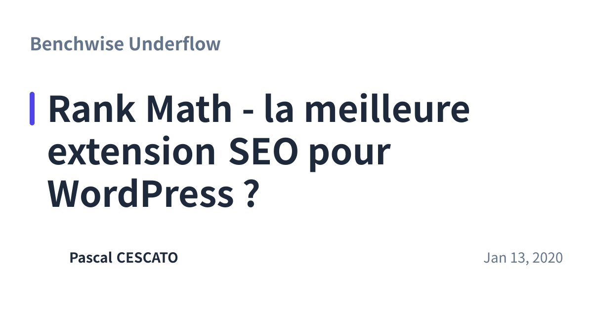 Share preview for Rank Math - la meilleure extension SEO pour WordPress ?